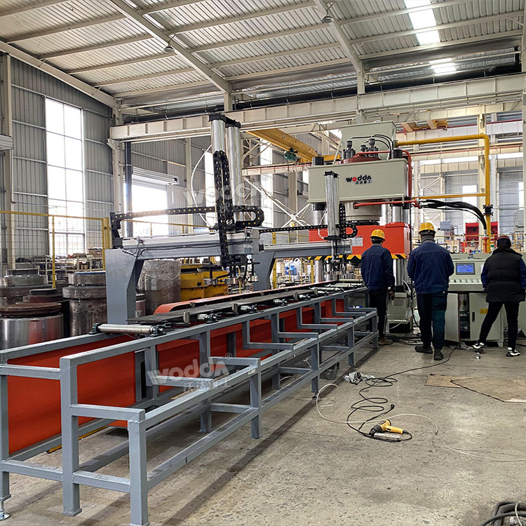 630噸錨桿托盤液壓機生產(chǎn)線車間調(diào)試 630噸錨桿托盤液壓機生產(chǎn)線車間調(diào)試