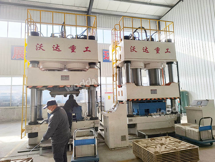 1600噸木屑托盤(pán)液壓機(jī)現(xiàn)場(chǎng) 1600噸木屑托盤(pán)液壓機(jī)現(xiàn)場(chǎng)